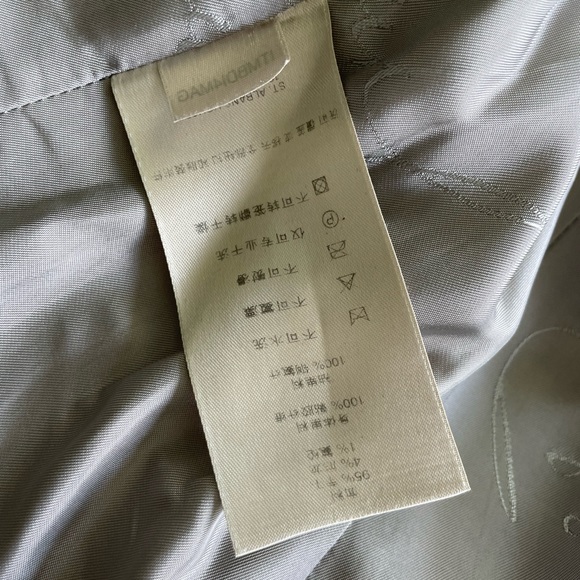 BURBERRY London Dove Grey Military Wool Coat Size 10 - Picture 12 of 14